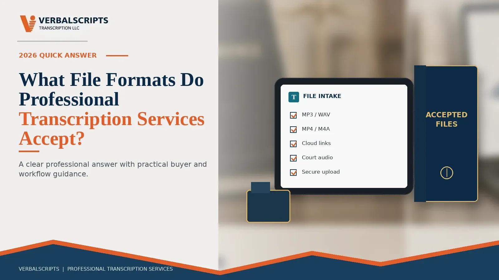 What File Formats Do Professional Transcription Services Accept?